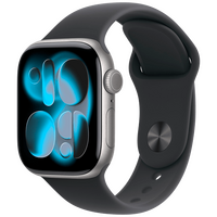 Pametni sat APPLE Watch Series 11 42mm, Grey, Black Rubber Strap S/M (MEQW4ZR/A)