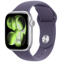 Pametni sat APPLE Watch Series 11 42mm, Silver, Purple Rubber Strap M/L (MEU74ZR