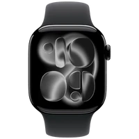 Pametni sat APPLE Watch Series 11 5G 42mm, Black, Black Rubber Strap M/L (MF854Z