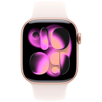 Pametni sat APPLE Watch Series 11 5G 42mm, Rose Gold, Light Pink Rubber Strap M/