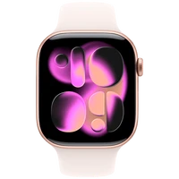 Pametni sat APPLE Watch Series 11 5G 46mm, Rose Gold, Light Pink Rubber Strap M/