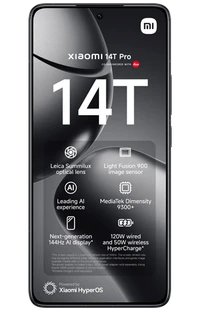 Mobitel XIAOMI 14T Pro, 6.67", 12/1 TB, crni