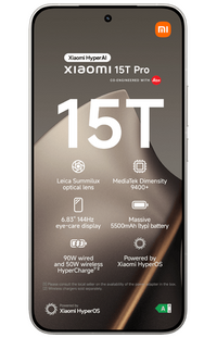 Mobitel XIAOMI 15T Pro, 6.83", 12/1 TB, sivi