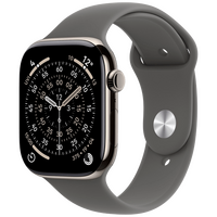 Pametni sat APPLE Watch Series 11 5G 46mm, Naturel Titanium, Grey Rubber Strap S