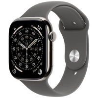 Pametni sat APPLE Watch Series 11 5G 46mm, Naturel Titanium, Grey Rubber Strap S