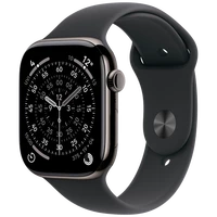 Pametni sat APPLE Watch Series 11 5G 46mm, Slate Titanium, Black Rubber Strap M/