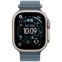 Pametni sat APPLE Watch Ultra 3 49mm, Titanium, Blue Rubber Strap (MEWH4)