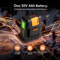 Baterija VONHAUS 20V, litij-ionska, 4Ah, 2x20V