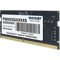 Memorija PATRIOT Signature Line DDR5, 5600MHz, 32GB, SODIMM, CL46, 1.1V