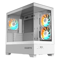 Kućište GIGABYTE C201 PANORAMIC ICE ATX, RGB osvjetljenje, bijelo