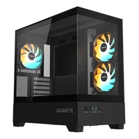 Kućište GIGABYTE C201 PANORAMIC ATX, RGB osvjetljenje, crno