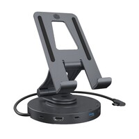 Nosač za tablet ili telefon ICY BOX IB-TH100-DK, rotirajući, s USB-C priključkom