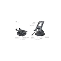 Nosač za tablet ili telefon ICY BOX IB-TH100-DK, rotirajući, s USB-C priključkom