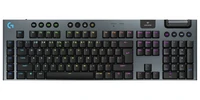 Tipkovnica LOGITECH G915 X LIGHTSPEED, gaming, bežična, crna