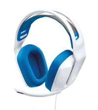 Gaming slušalice LOGITECH G335, žične, s mikrofonom, bijele