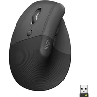 Miš LOGITECH Lift, ergonomski, za ljevake, crni