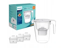Vrč za vodu PHILIPS Antiscale AWP2943WHT3, s 3 filtera