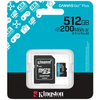 Memorijska kartica KINGSTON Canvas Go! Plus, microSD, 512GB, 200/160MB/s