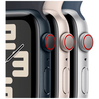 Pametni sat APPLE Watch SE 2023 4G 40mm Black Black Silicone Strap M/L