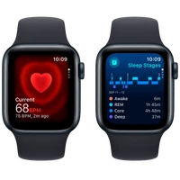 Pametni sat APPLE Watch SE 2023 4G 40mm Black Black Silicone Strap S/M