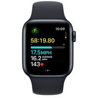 Pametni sat APPLE Watch SE 2023 4G 40mm Black Black Silicone Strap S/M