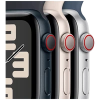 Pametni sat APPLE Watch SE 2023 4G 44mm Black Black Silicone Strap M/L