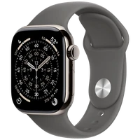 Pametni sat APPLE Watch S11 5G 42mm Natural Titanium Grey Rubber Strap S/M (MF8M
