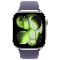 Pametni sat APPLE Watch S11 5G 46mm Silver Purple Rubber Strap S/M (MFCP4)