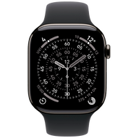 Pametni sat APPLE Watch S11 5G 46mm Slate Titanium Black Rubber Strap S/M (MFD14