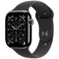 Pametni sat APPLE Watch S11 5G 46mm Slate Titanium Black Rubber Strap S/M (MFD14