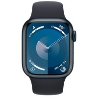 Pametni sat APPLE Watch S9 4G 41mm Black Black Silicone Strap M/L