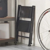 Ljestve VONHAUS, metalne, 2-stepene, slim, crne