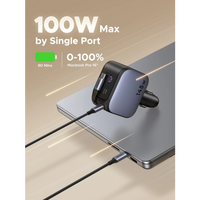 Punjač UGREEN za auto, 145W, s ugrađenim USB-C kabelom