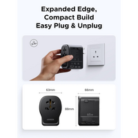 Putni adapter UGREEN, univerzalni, 65W