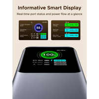 Prijenosna punjiva baterija UGREEN, 20.000mAh, 165W, s pametnim digitalnim zaslonom i ugrađenim kabelom