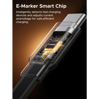 Kabel UGREEN USB-C na USB-C, uvlačivi, 100W, 1m