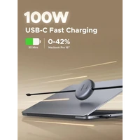 Kabel UGREEN USB-C na USB-C, uvlačivi, 100W, 1m