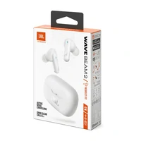Slušalice JBL Wave Beam 2, bežične, s mikrofonom, bijele