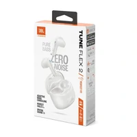 Slušalice JBL Tune Flex 2, bežične, s mikrofonom, bijele