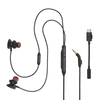 Slušalice JBL Quantum 50C, in-ear, USB-C, žične, gaming, crne
