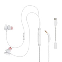 Slušalice JBL Quantum 50C, in-ear, USB-C, žične, gaming, bijele