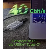 Kućište ICYBOX IB-1919M-C42, za M.2 NVMe SSD, USB4 Gen 3x2