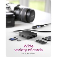 Čitač kartica ICYBOX IB-CR302-CU3, USB 3.0, USB-A i USB-C