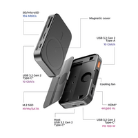 Docking stanica ICYBOX IB-DK4071M-CU31, 7-u-1, s magnetskim M.2 SSD ležištem