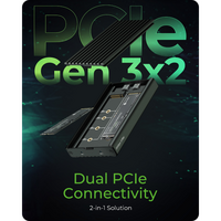 Kućište ICYBOX IB-2817M-C32, za 2x M.2 NVMe, USB-C 3.2 Gen 2