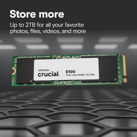 SSD disk 480GB, CRUCIAL E100, M.2 2280, PCIe Gen4, NVMe