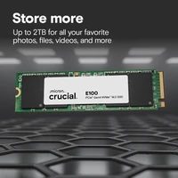 SSD disk 1TB, CRUCIAL E100, M.2 2280, PCIe Gen4, NVMe