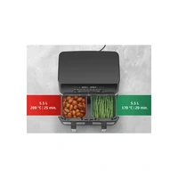 Friteza na vrući zrak CASO AirFry Duo Chef, 2-u-1, 2200 W
