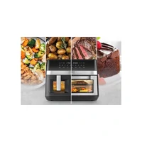 Friteza na vrući zrak CASO AirFry Duo Chef, 2-u-1, 2200 W