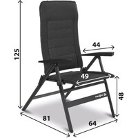 Kamp stolica BRUNNER Travelounger M